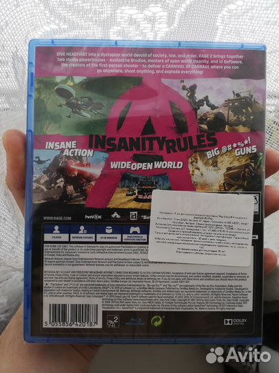 Новый Rage 2 PS4 полностью на русском обмен