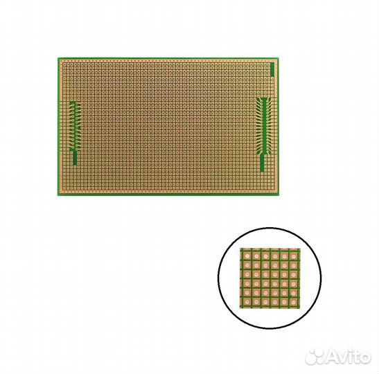 1 шт Плата макетная типа ecsd 100x160 мм / стеклот