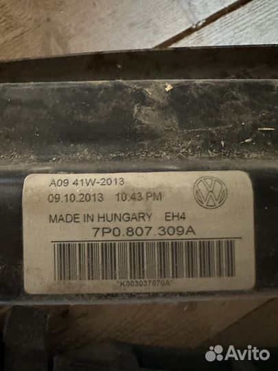 Усилитель заднего бампера touareg 2