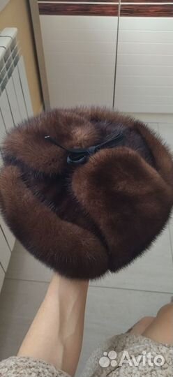 Норковая шапка мужская