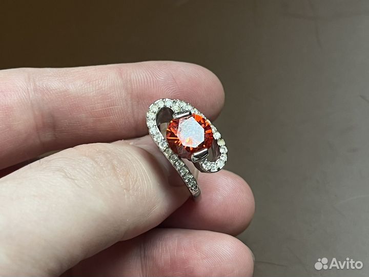 Кольцо бижутерия 19