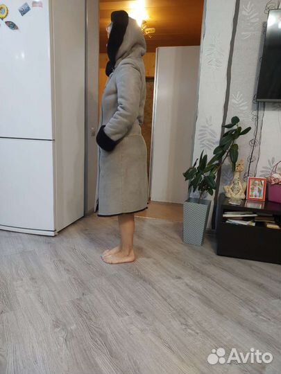 Дубленка натуральная женская 44