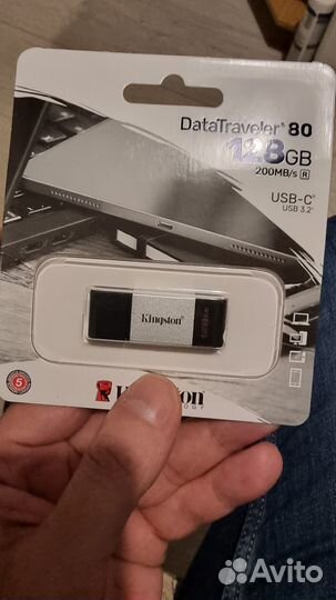 USB-C накопитель Kingston DataTraveler80 128 GB