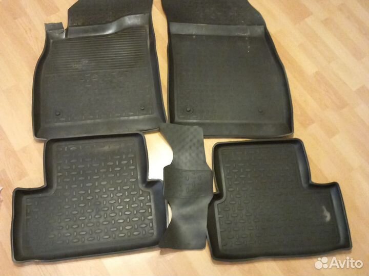 Коврики резиновые chevrolet cruze