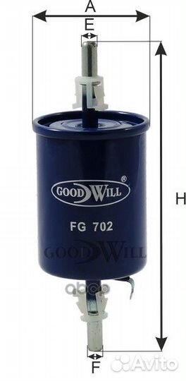 Фильтр топливный FG702 Goodwill