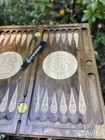 Нарды 100 доллар из ореха