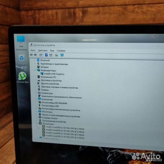 Отличный бук 2K экран/Core i3/8 RAM