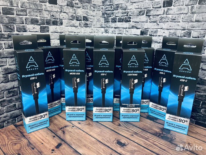 Игровые кабели для смартфона USB Type C Lightning