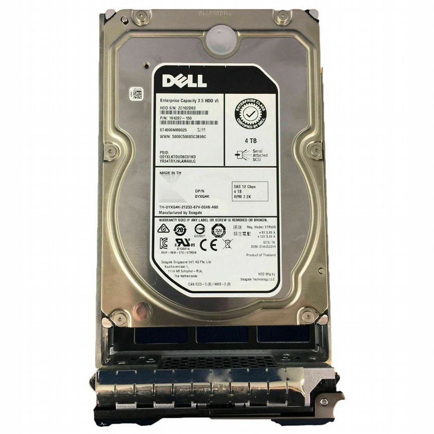 [YXG4K] Жесткий Диск Dell 4tb 7200 Sas 3,5" Hdd Yxg4k