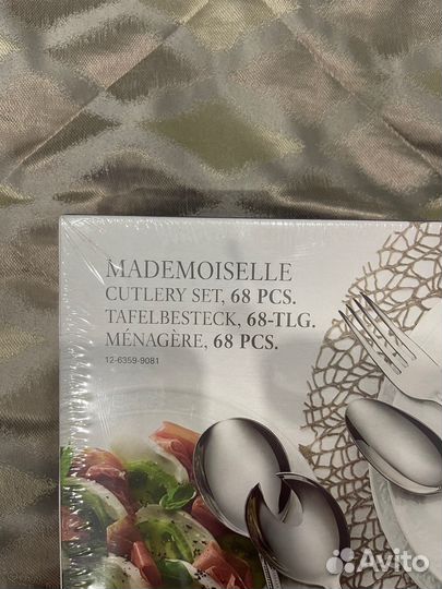 Villeroy boch mademoiselle столовые приборы 68pcs