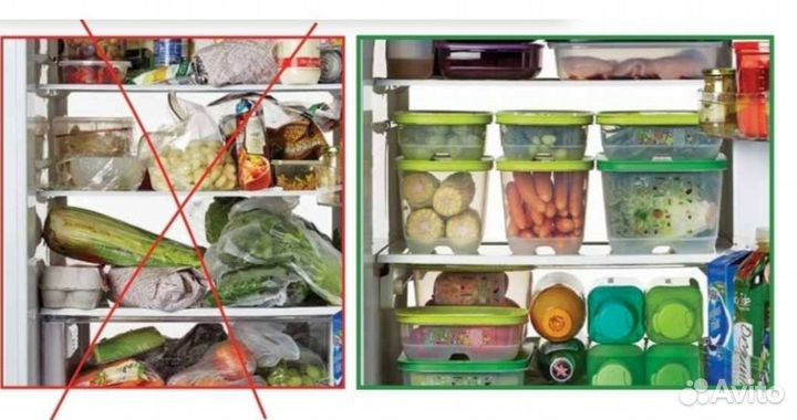 Умный холодильник Tupperware. 4шт