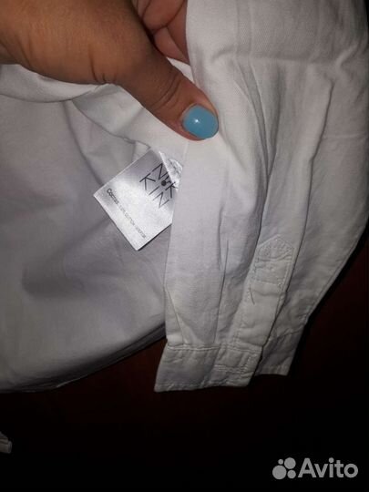 Рубашка школьная, рост 140