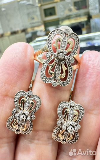 Золотой комплект 585 проба к