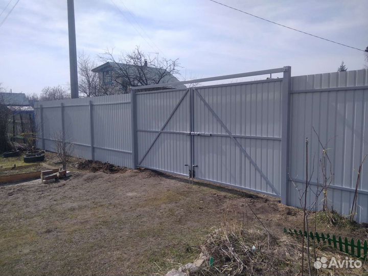 Откатные, распашные ворота, калитки
