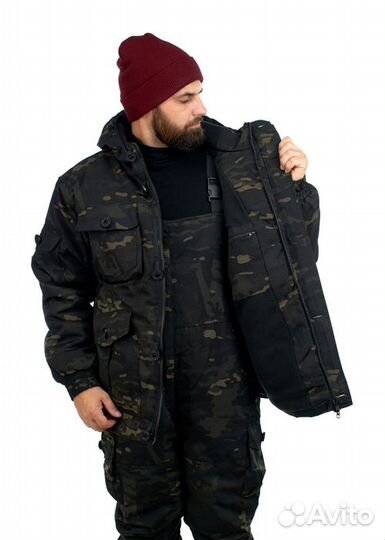 Костюм зимний Горка черный мультикам