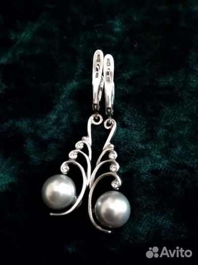 Серьги с жемчугом