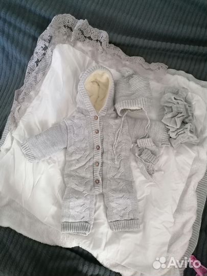 Зимний конверт на выписку