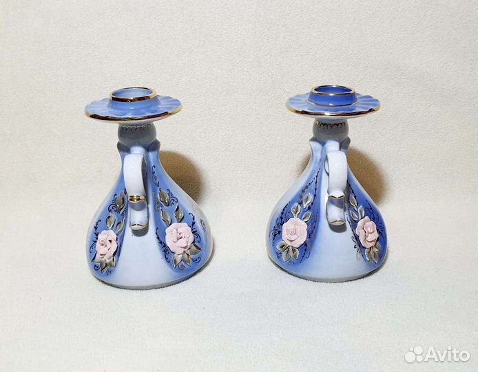 Подсвечники фарфоровые
