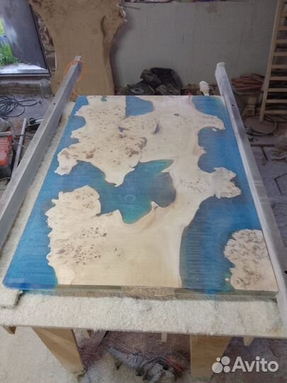 Изделия из слэбов и эпоксидной смолы