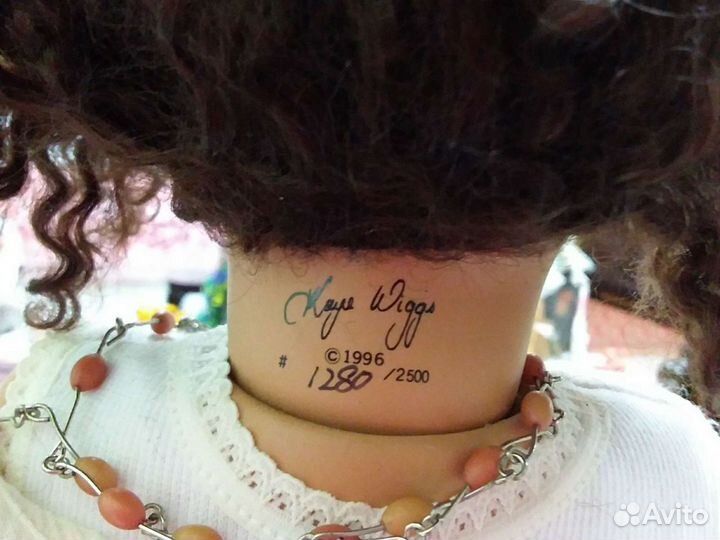 Фарфоровая, Молли, авторская,коллекционная кукла