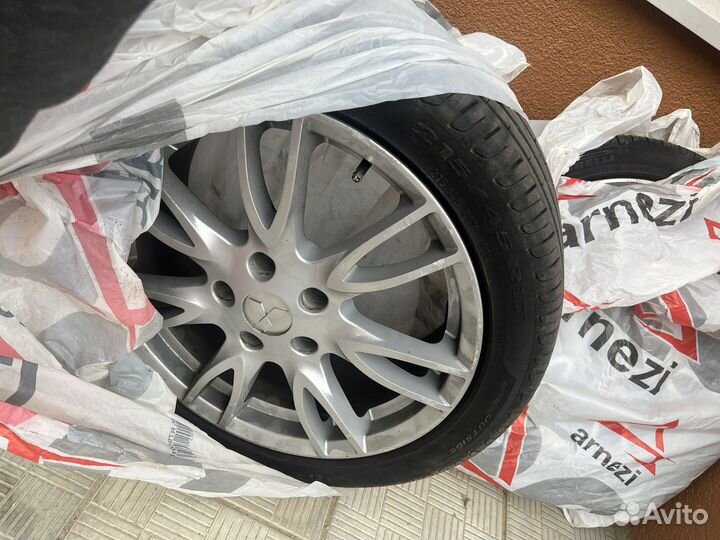 Колеса R17 литые + Pirelli Cinturato P7