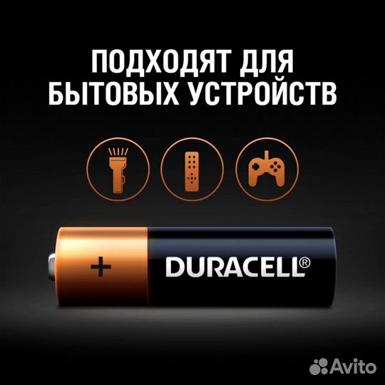 Батарейки пальчиковые дюрасел (Duracell) AA опт