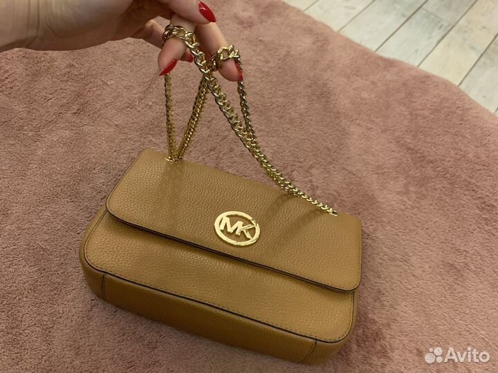 Сумка бежевая michael kors оригинал