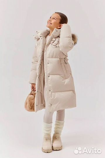 Пуховик пальто gnk 122,128,134,140,146