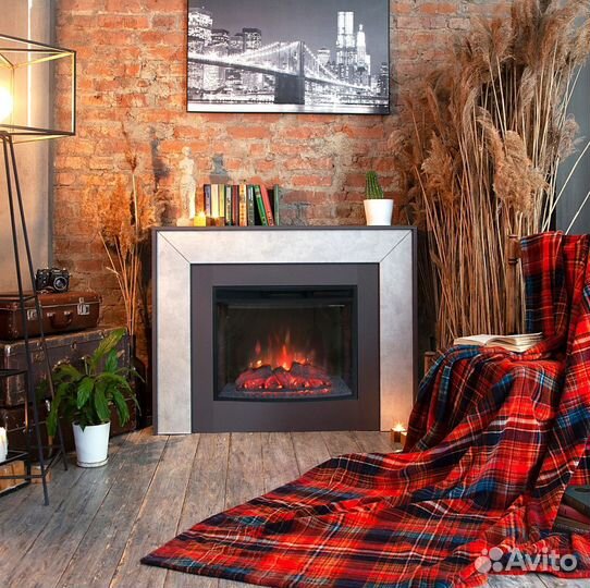 Электрокамин с очагом