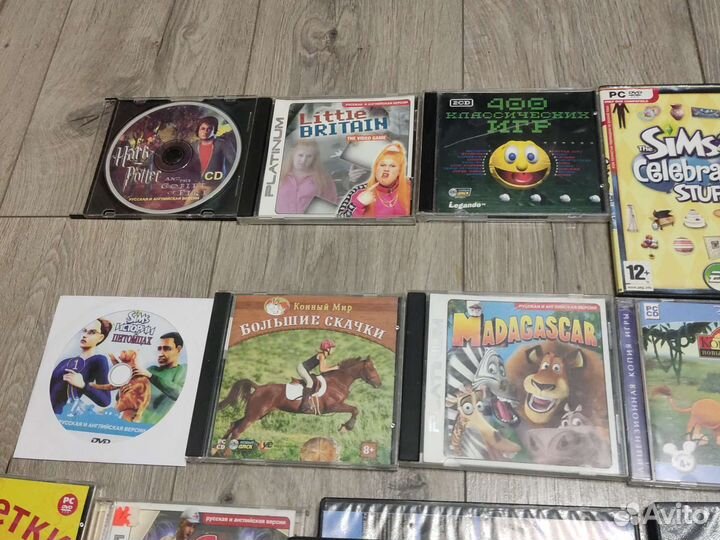 Компьютерные игры Sims,Гарри Поттер,Король лев т.д