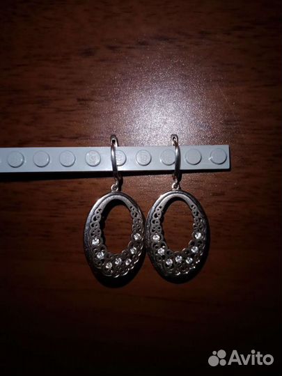 Серьги серебро 925 проба