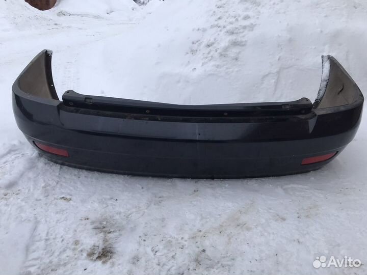 Задний бампер приора седан черный