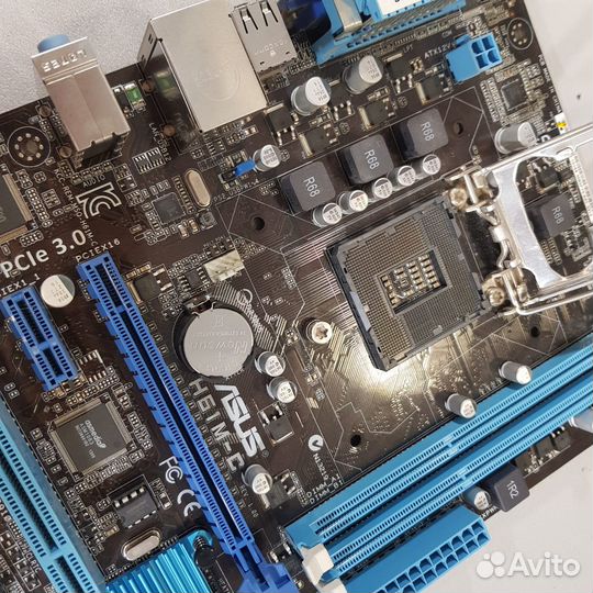 Материнская плата asus H61M-C LGA 1155