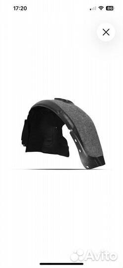 Комплект подкрылок с шумоизоляцией фокус 3,мондео