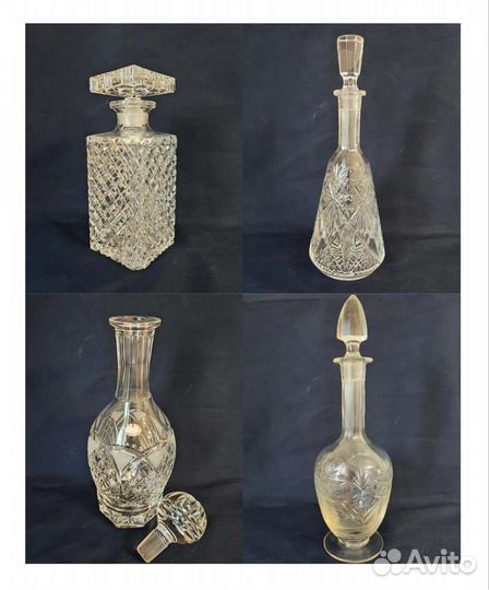 Штофы и графины СССР