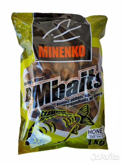 Бойлы пылящие minenko Honey 20мм 1кг