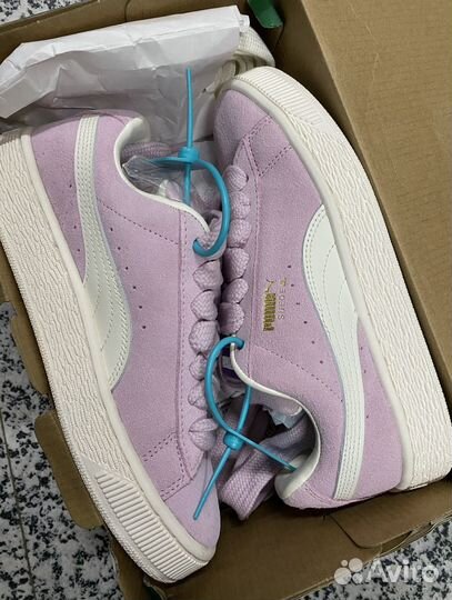 Дутыши Puma Suede Xl Pink (Poizon Оригинал