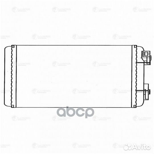 Радиатор отопителя LRh1240 luzar