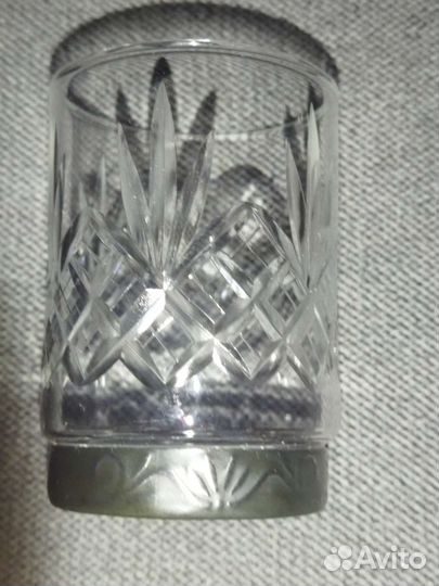 Стопки хрусталь с мельхиором.60-70года прошлый век