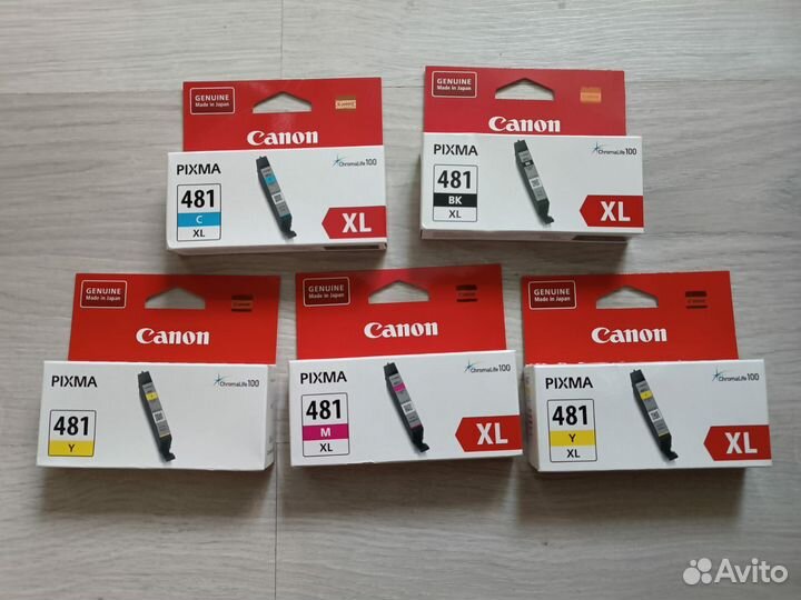 Картридж струйный Canon CLI-481XL оригинальный