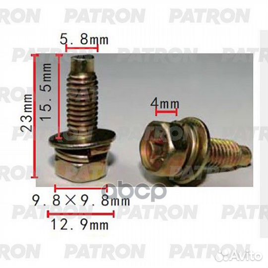 Винт металлический Применяемость: Болт Шайба T1