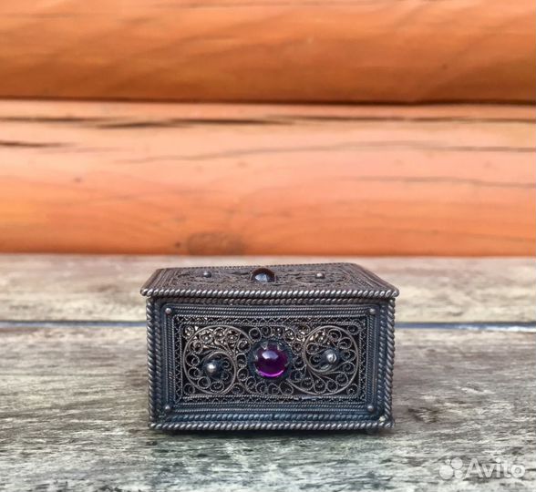 Шкатулка, ларчик мельхиор