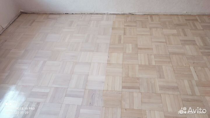 Шлифовка паркета, дощатых полов