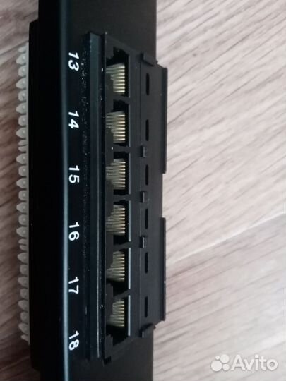Патч панель 24 порта cat5e