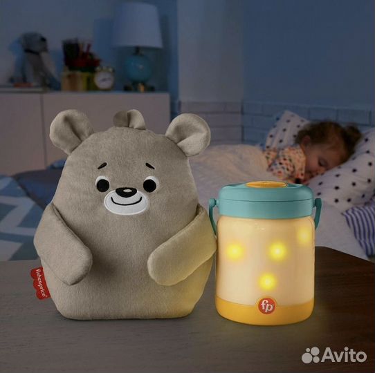 Проектор ночник Fisher Price Мишка