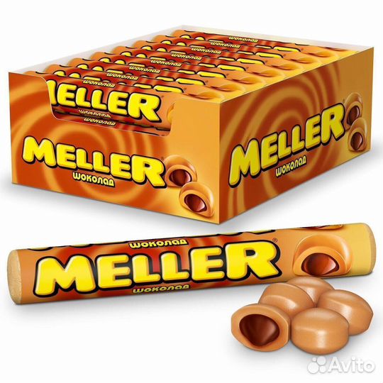 Ирис Meller Шоколад 38г Perfetti Van Melle