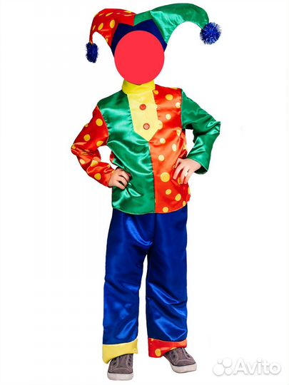Костюм петрушки скомороха