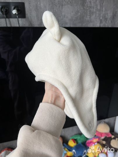 Шапка с ушками детская 48-50