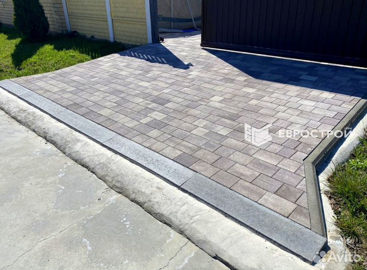 Тротуарная плитка, брусчатка, бордюры