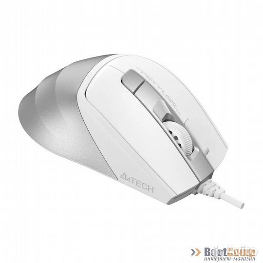 Мышь A4Tech Fstyler FM45S Air белая/серебристая